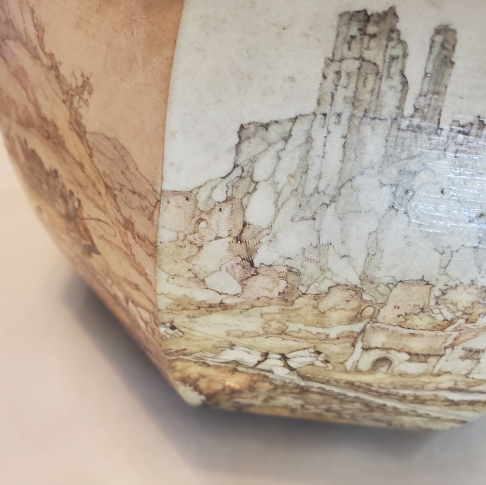 WOODEN NOVELTY BOX PURSE ,EARLY SETTLERS - Picture 3 of 10